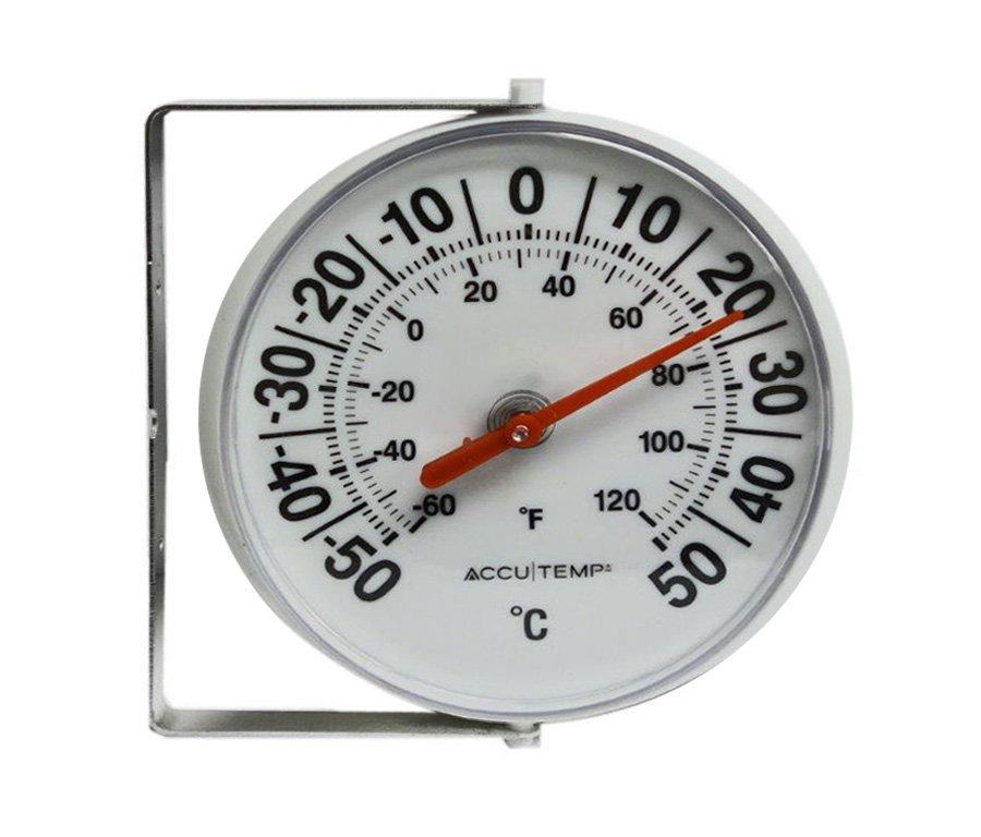 SpringField® Big and Bold 13in Dial White Garden Outdoor Thermometer